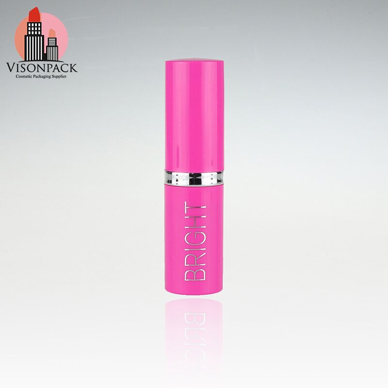 Plastic Square Custom Clear Lipstick Tubes Red/Orange Wholesale - LS014 - Image 4