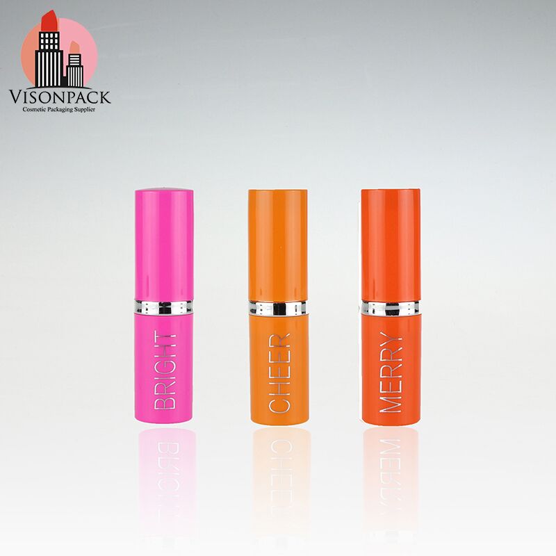 Plastic Square Custom Clear Lipstick Tubes Red/Orange Wholesale - LS014 - Image 5