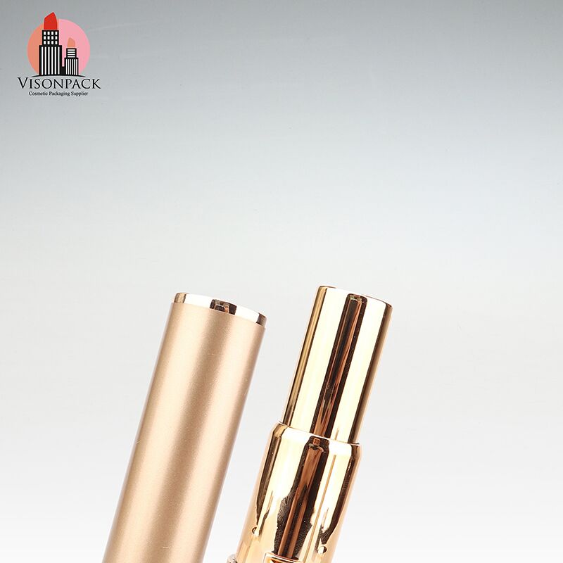 Cylinder Round Golden Empty Lipstick Tube Low Moq - LS118 - Image 3