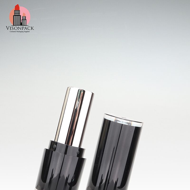 Cosmetics Fasion Lipstick Container Package with Black Cap - LS121 - Image 3