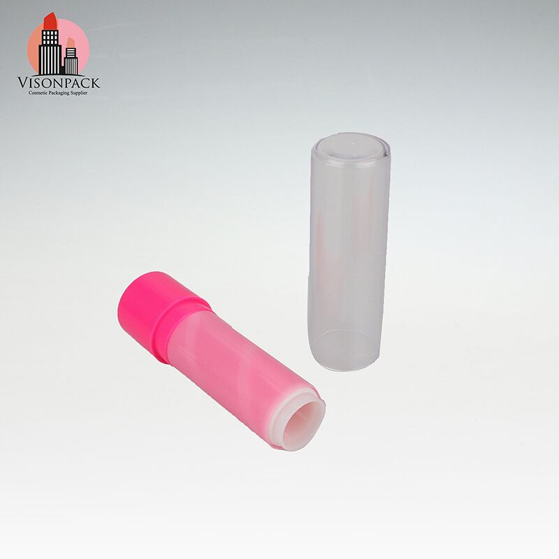 Clear Cap Round Pink Lip Balm Tube Wholesale - LS156 - Image 4
