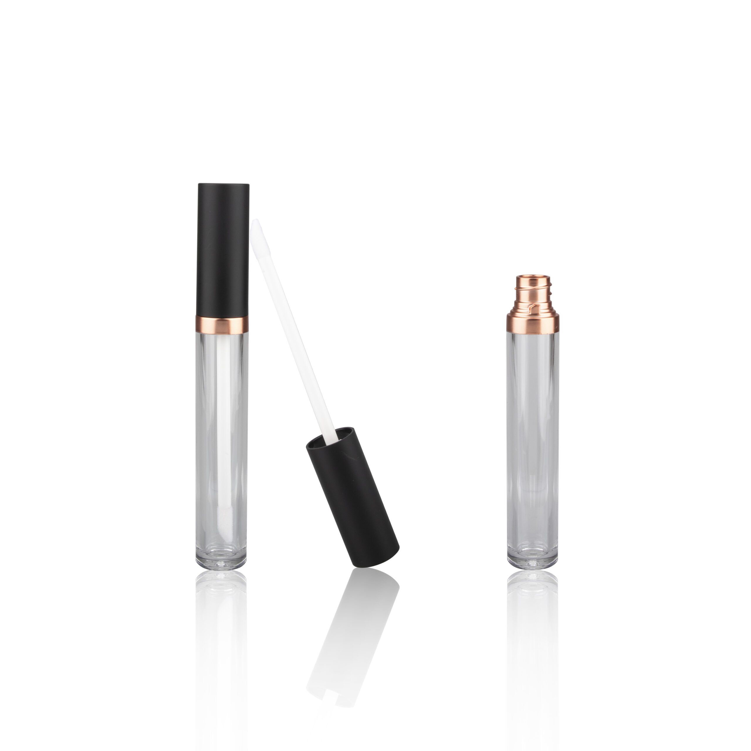 Hot Selling Classic Plastic Empty Lipgloss Packaging Lip Gloss Tube with Brush - LG096 - Image 2