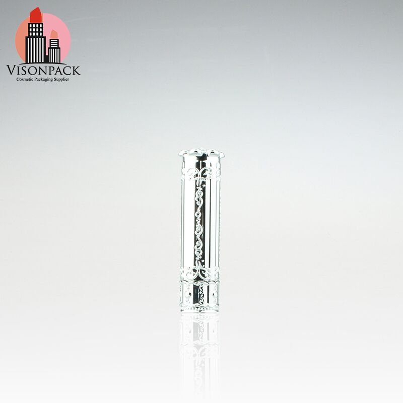 Visonpack Classic Style Shiny Silver Lipstick Tube - LS058 - Image 4