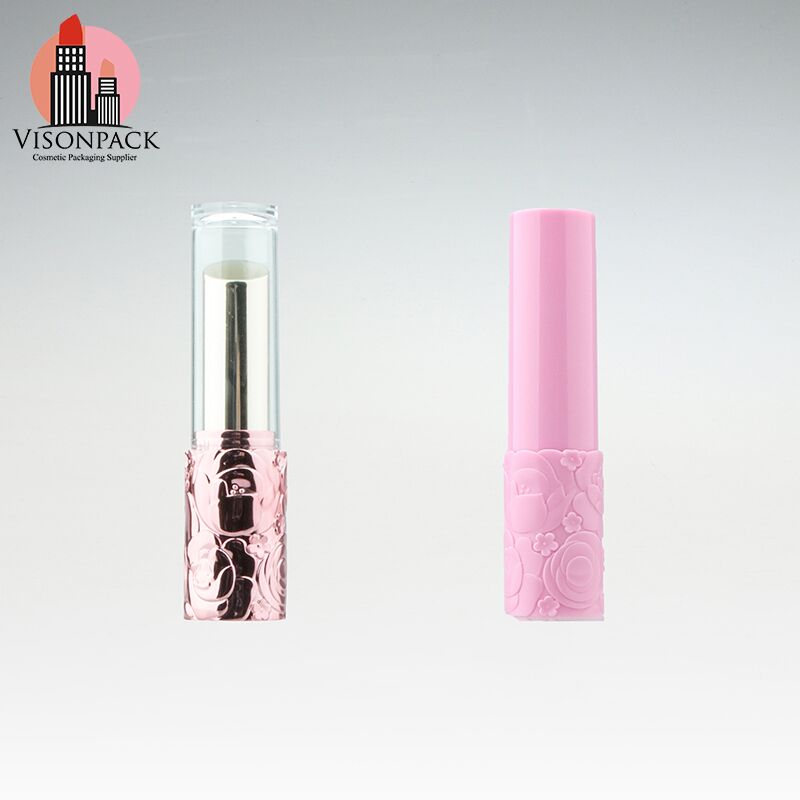 Flower Design Cylinder Plastic Empty Lipstick Container Personalized Surface Handling - LS079 - Image 5