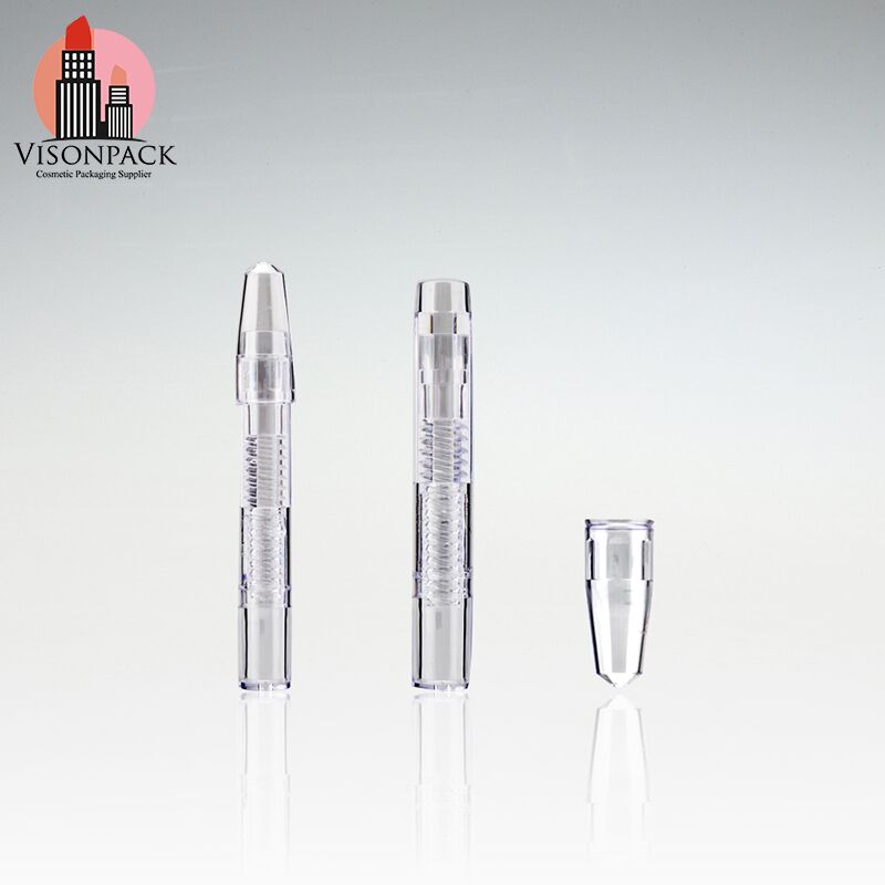 Recycle Platic Pen Shape Custom Clear Lipstick Tube - LS106 - Image 3