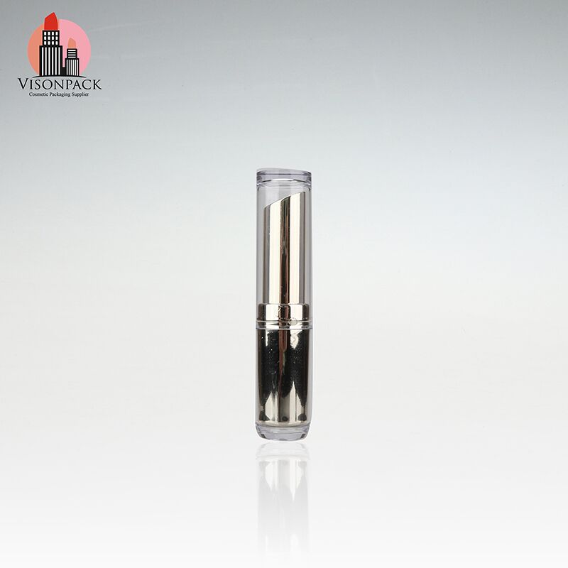 Luxury Empty Round Silver Lipstick Tube Oem Customization - LS164 - Image 3