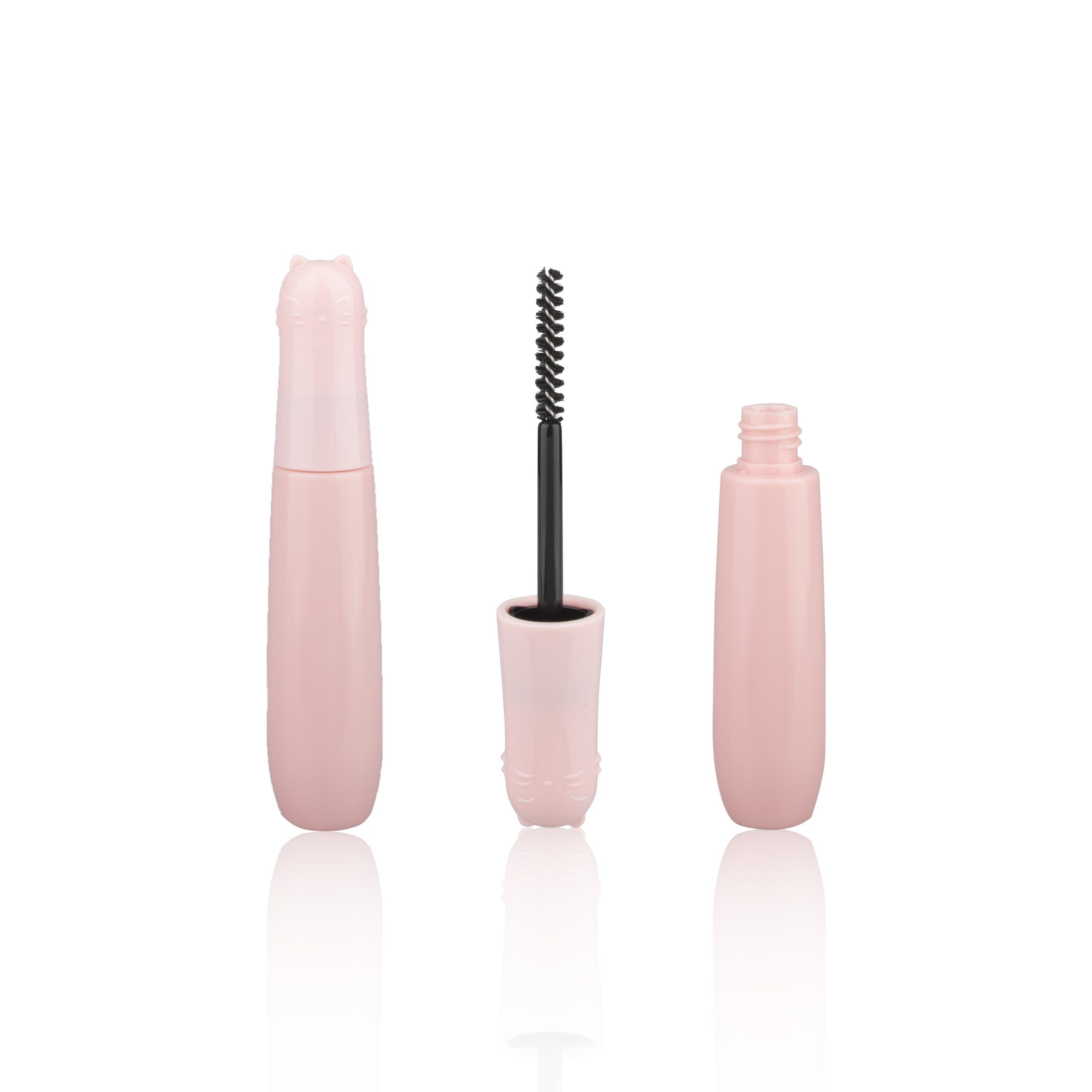 Cute Pink Cat Mascara Tubes with Wand Mascara Eyeliner Tubes Mascara Tube Cosmetic Packaging - MC062