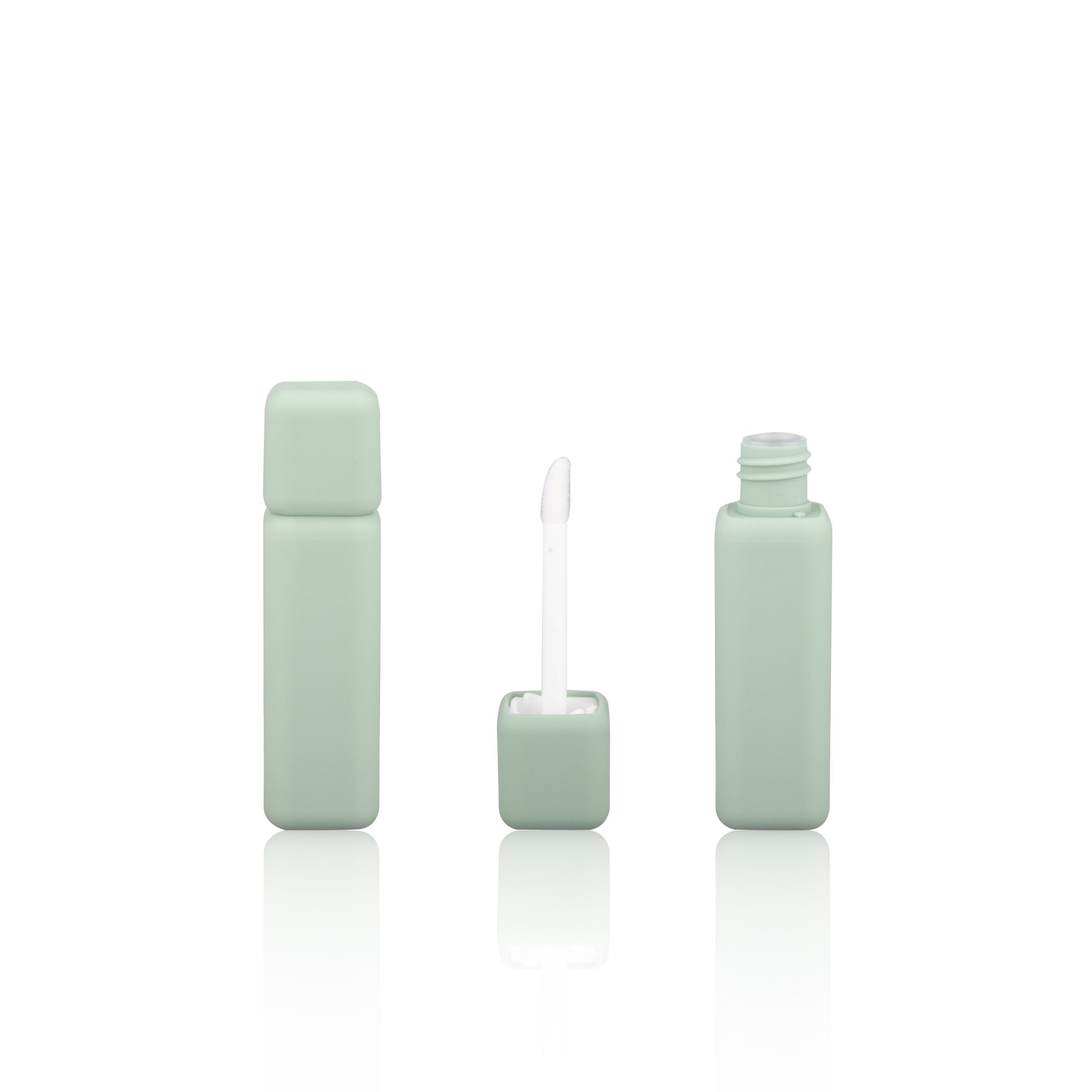 6ml Solid Color Square Simple Mini Lip Gloss Tubes Lip Gloss Containers Tube Lipgloss Container - LG171