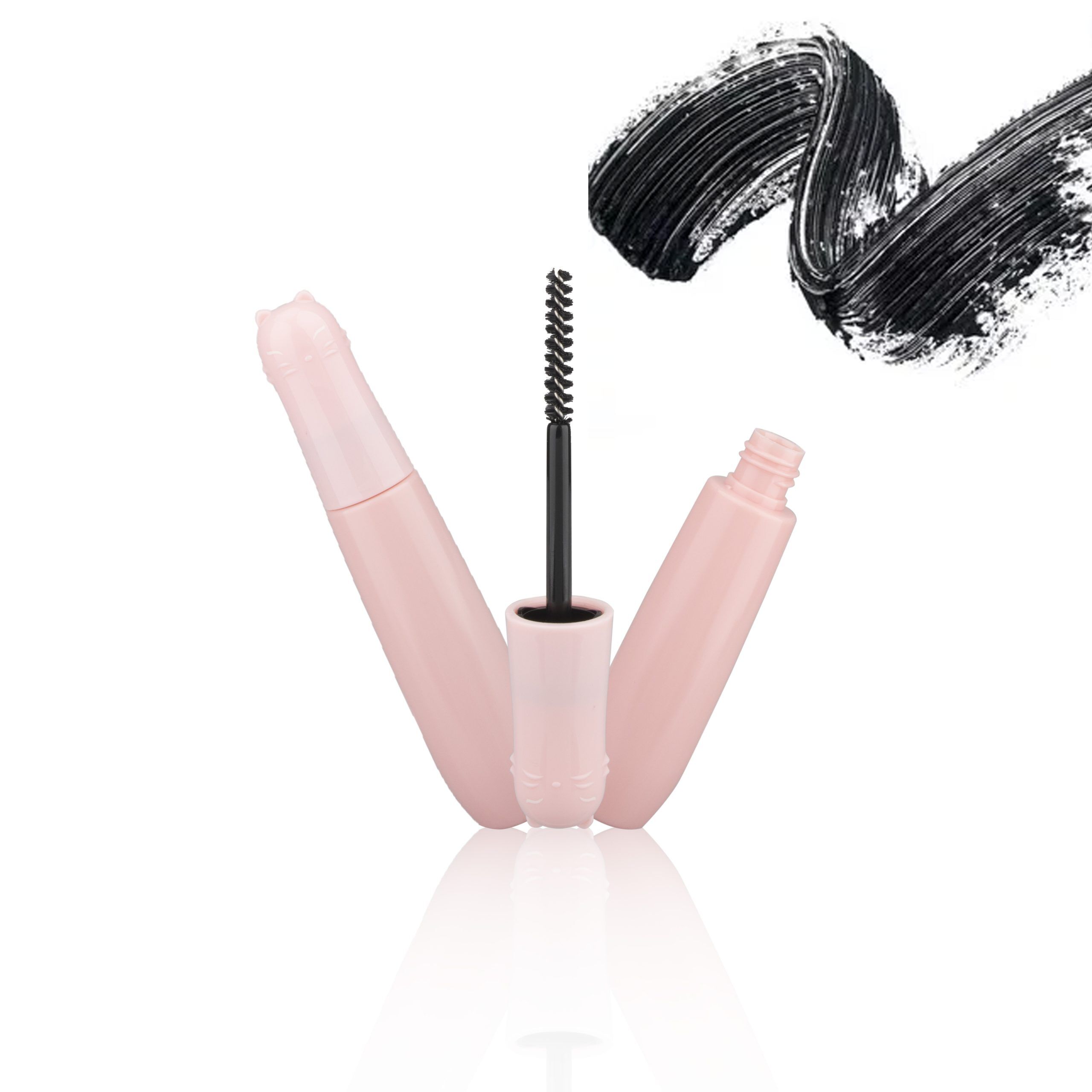 Cute Pink Cat Mascara Tubes with Wand Mascara Eyeliner Tubes Mascara Tube Cosmetic Packaging - MC062 - Image 3
