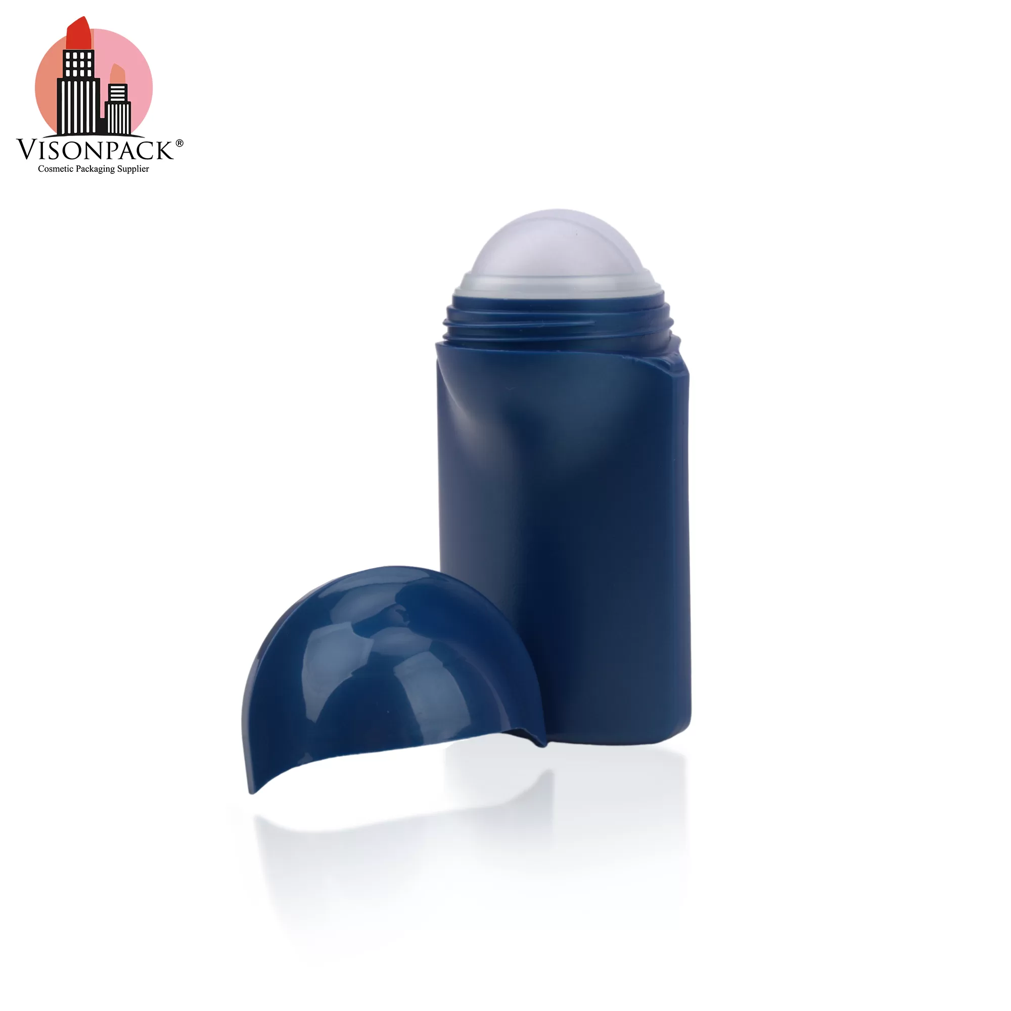 Portable 70ml Empty Custom Logo Plastic Deodorant Roll On Bottle for Men Women - D004 - Image 2