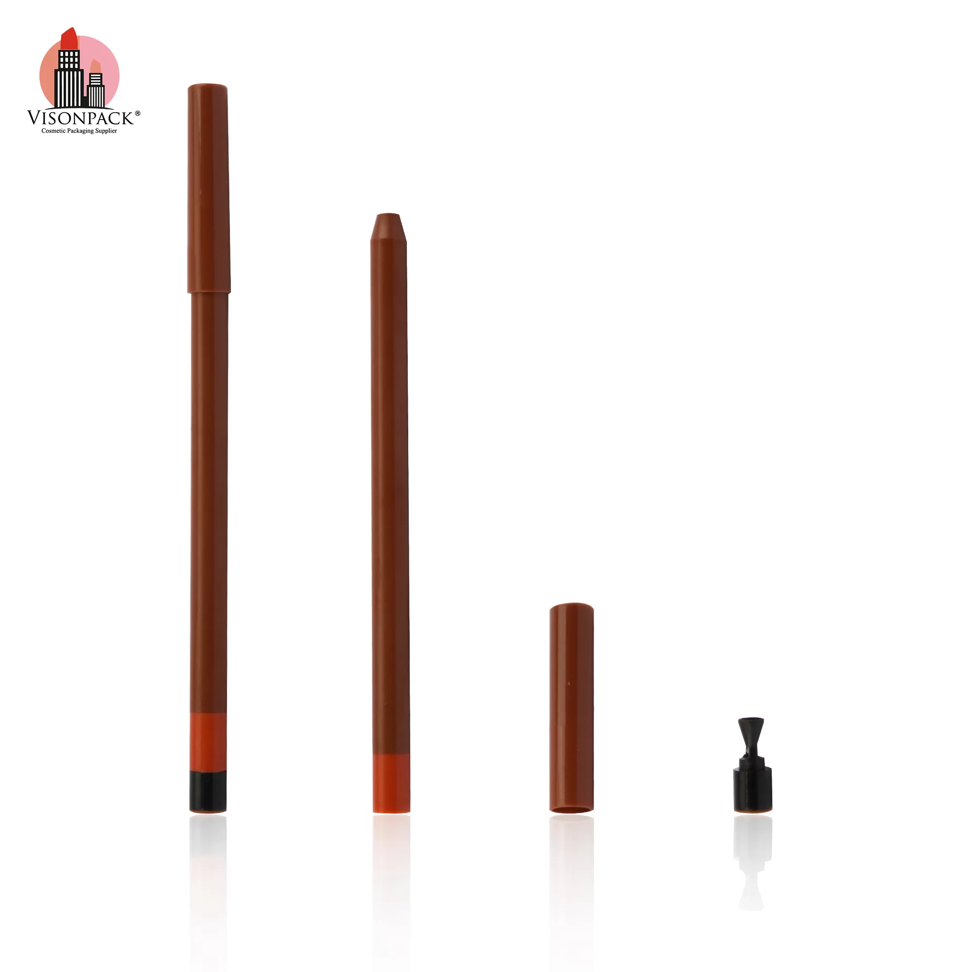 Recyclable Wholesale Empty Eyeliner Pencil Twist Up Sharpener Custom Color OEM - EK018