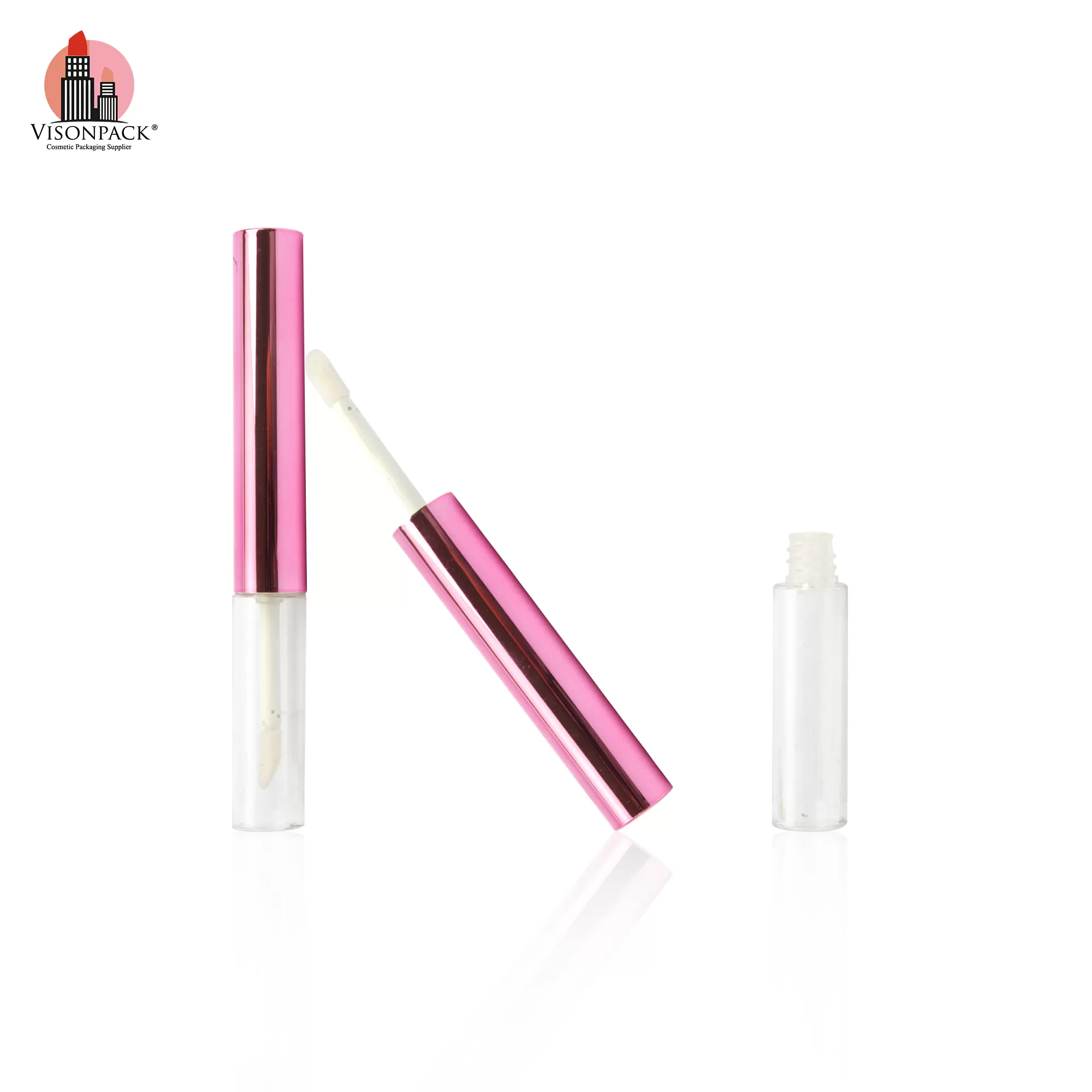 Mini Slim Round Empty Tubes 5ml Eyelash Growth Serum 4ml Lip Gloss Liquid Eyeliner Container Custom Color - ELM133 - Image 4
