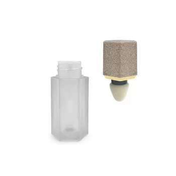 Custom 4.5ml Hexagon Shape Cosmetics Packaging Empty Plastic Liquid Contour Concealer Blush Bottle With Sponge - F300 - Image 2
