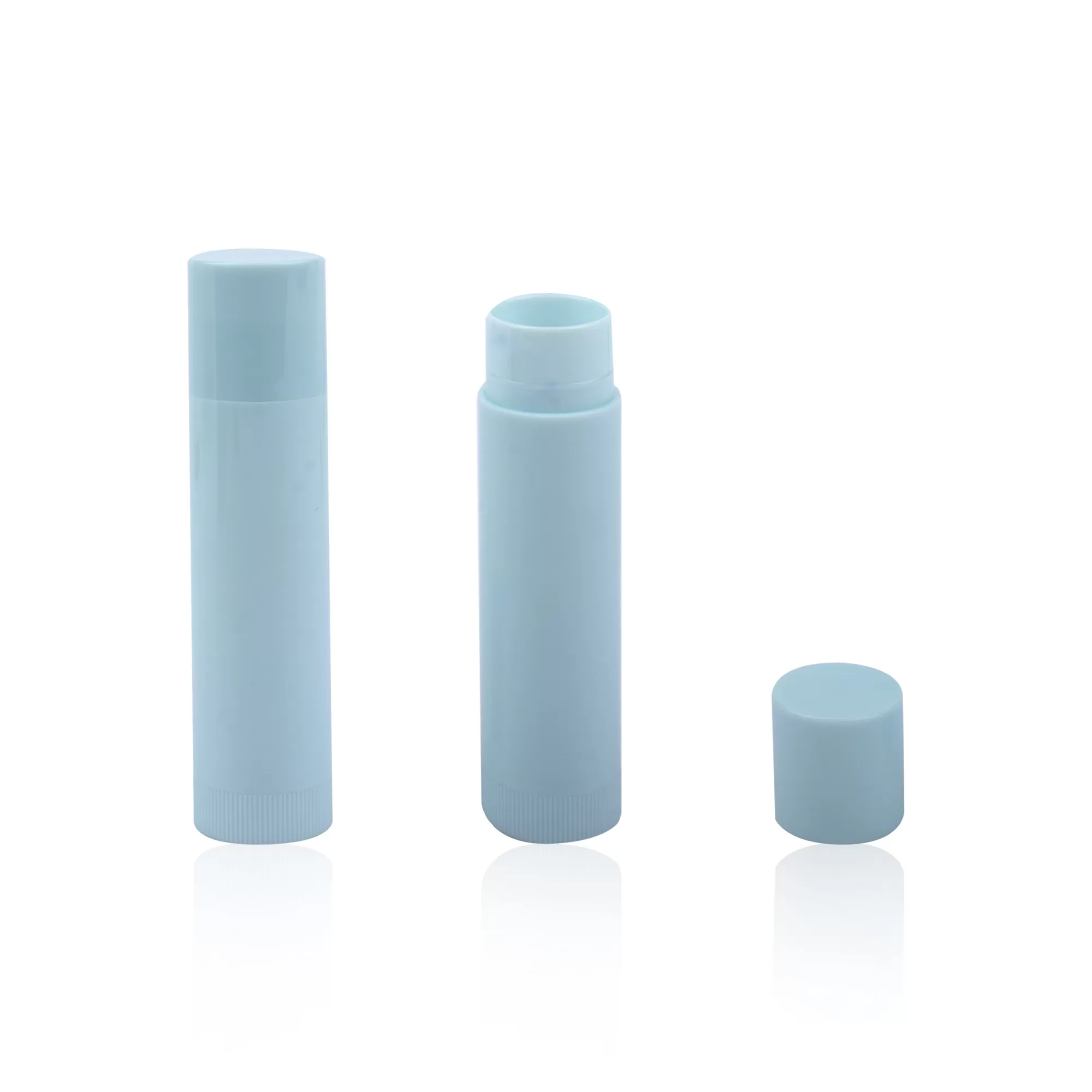 Create Your Brand Empty Plastic Round Lip Balm Tube Custom Color Wholesale - LB209