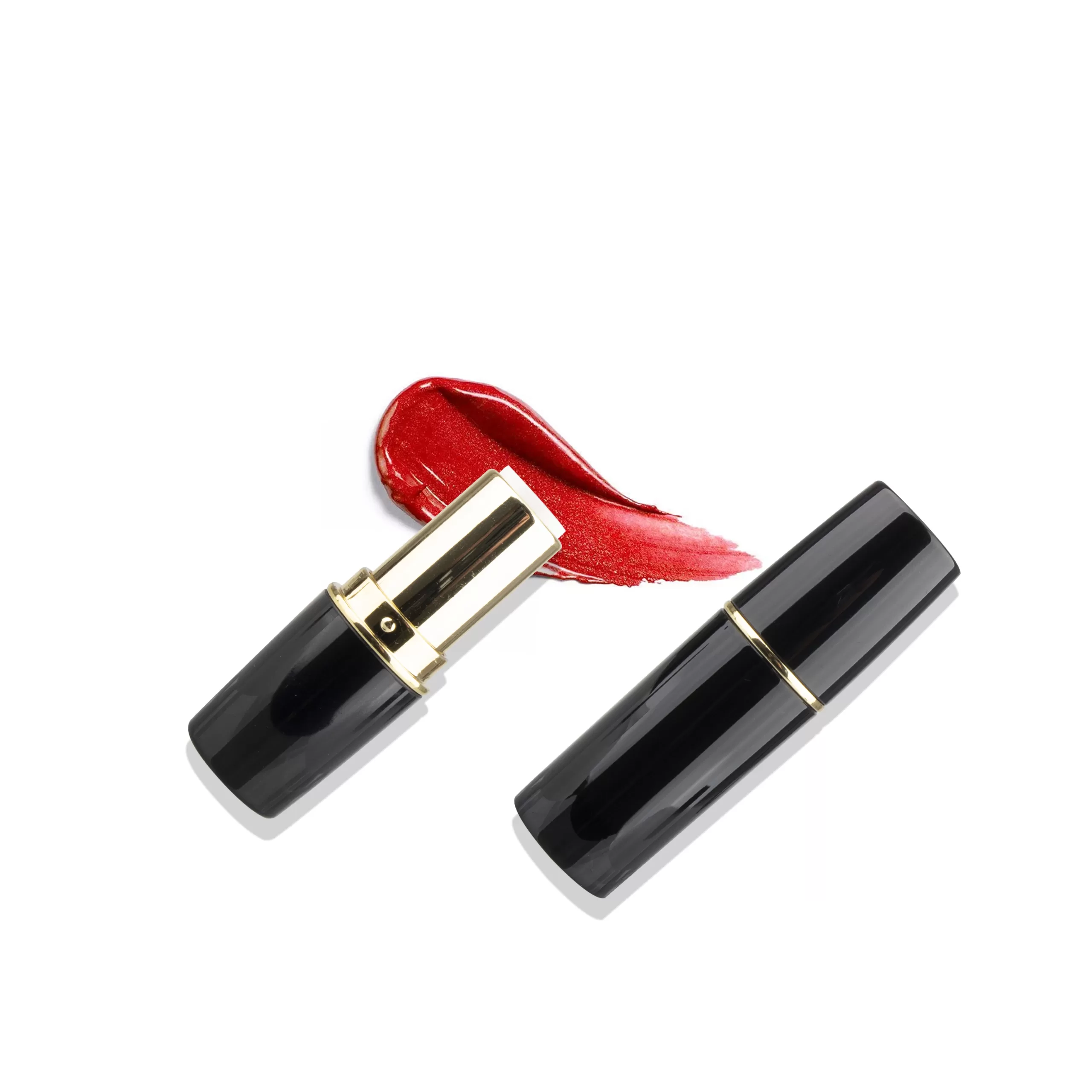 Eco-friendly Black Lip Balm Container High Quality Small Lips Plastic Empty Tube Custom Black Lid Bottom 5g - LS189 - Image 3