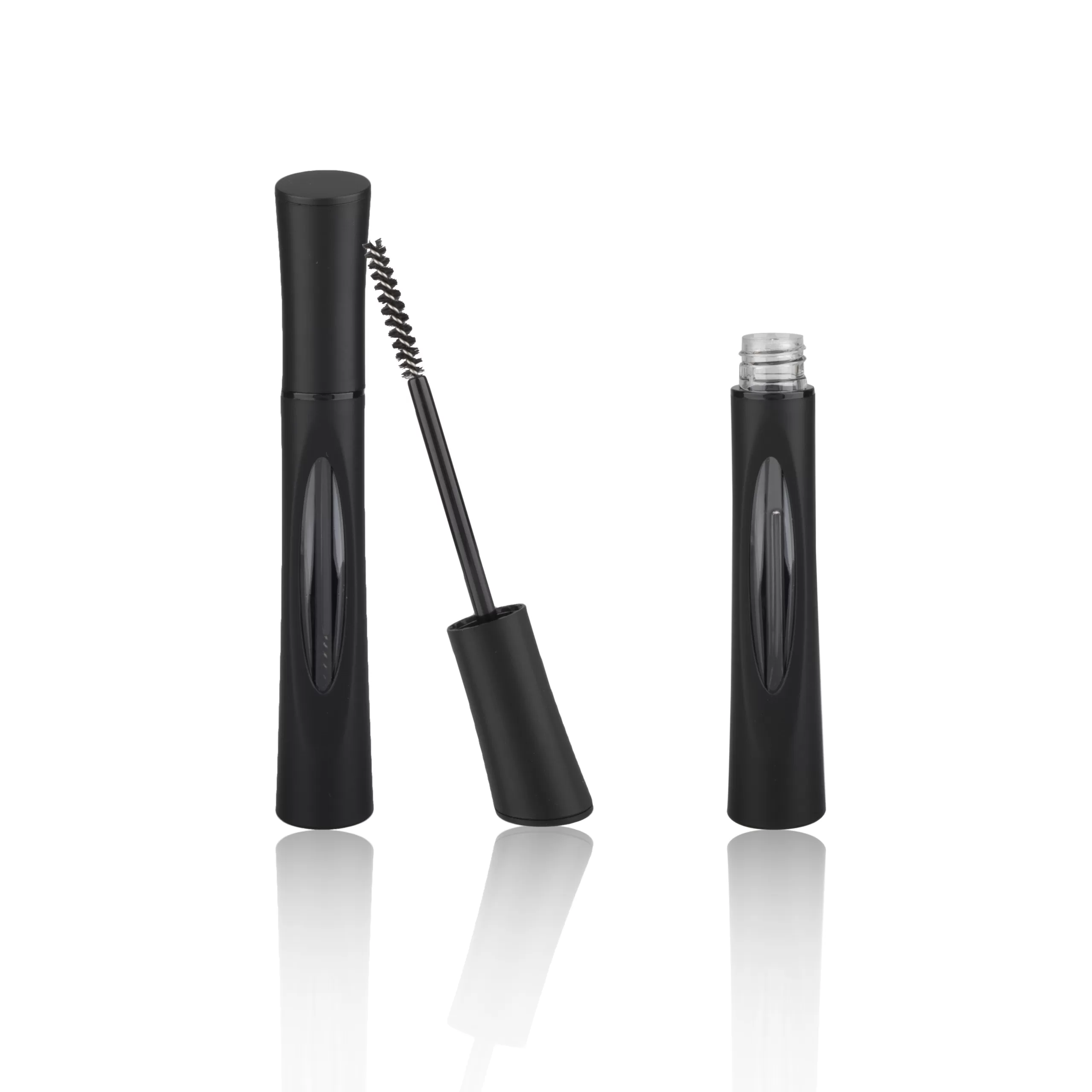 Unique Cylinder Empty Mascara Containers with Wand Brush Bottle Frosted Eyelash Packaging Clear Window - MC045 - Image 3
