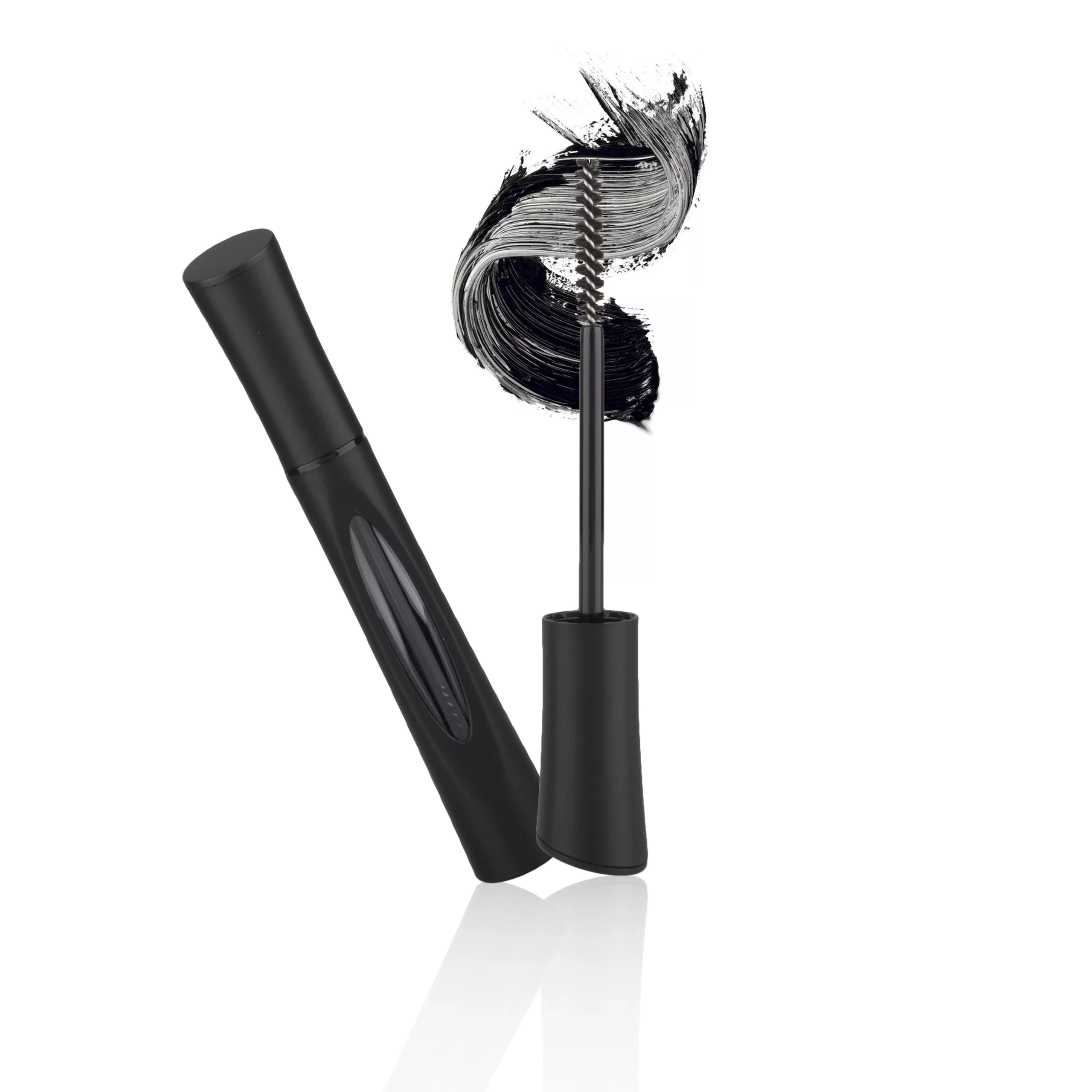 Unique Cylinder Empty Mascara Containers with Wand Brush Bottle Frosted Eyelash Packaging Clear Window - MC045 - Image 4