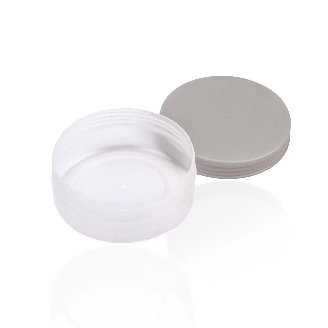 Wholesale Private Label Round Shape 120g Empty Plastic Lotion Cream Jar Body Scrubs Hair Wax - PJ003 - Image 3