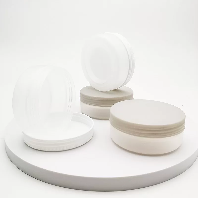 Wholesale Private Label Round Shape 120g Empty Plastic Lotion Cream Jar Body Scrubs Hair Wax - PJ003 - Image 4