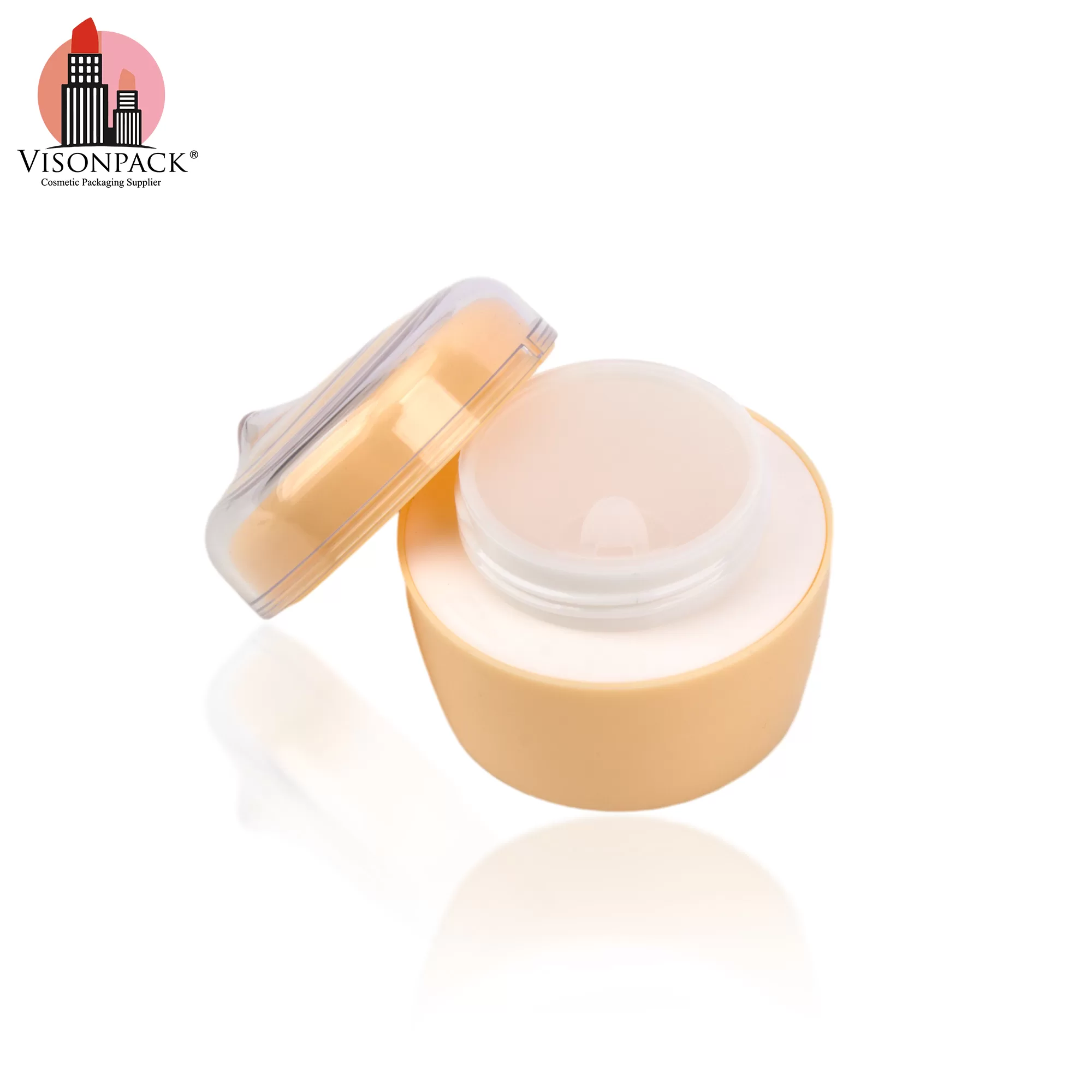 50g Round OEM Custom Color Plastic Lotion Container Face Cream Jar Private Label - PJ010 - Image 4