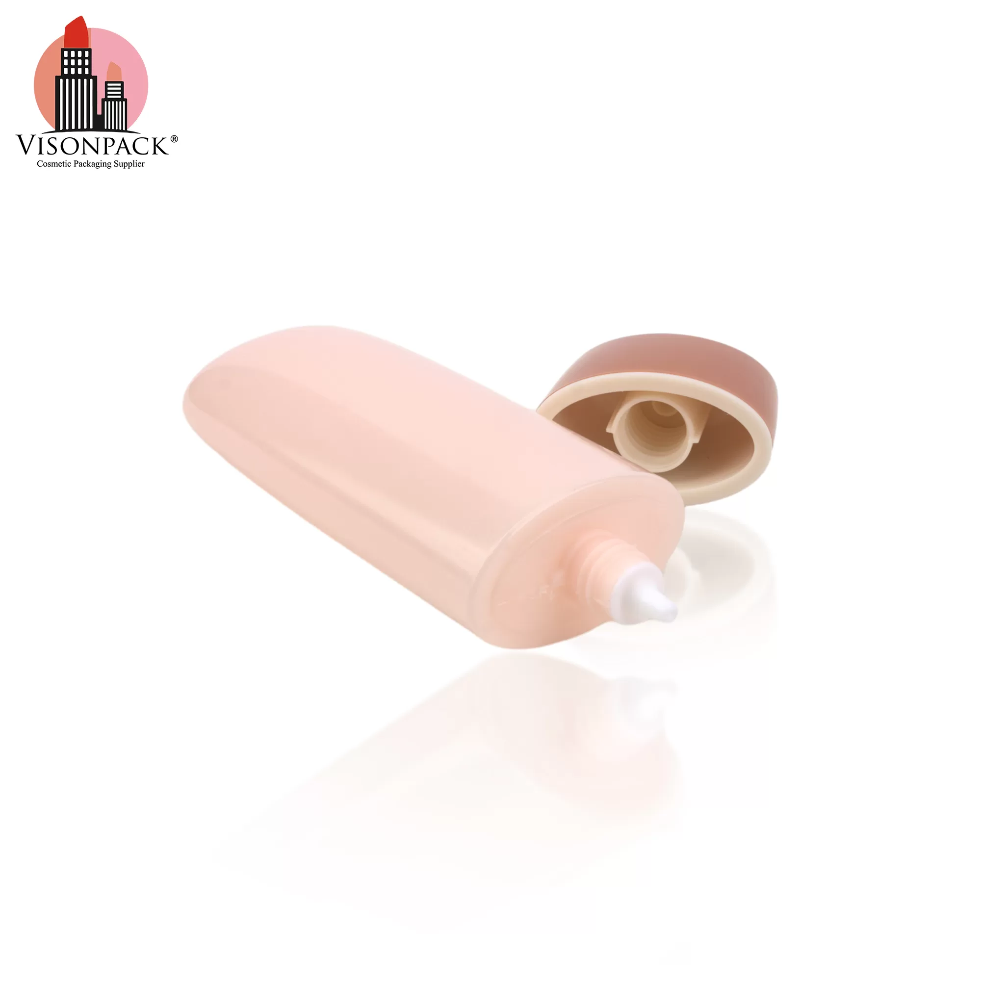 Customized OEM 80ml Empty Plastic Squeeze Tube Sunscreen Lotion Cream Bottle with Screw Lid - ST005 - Image 4