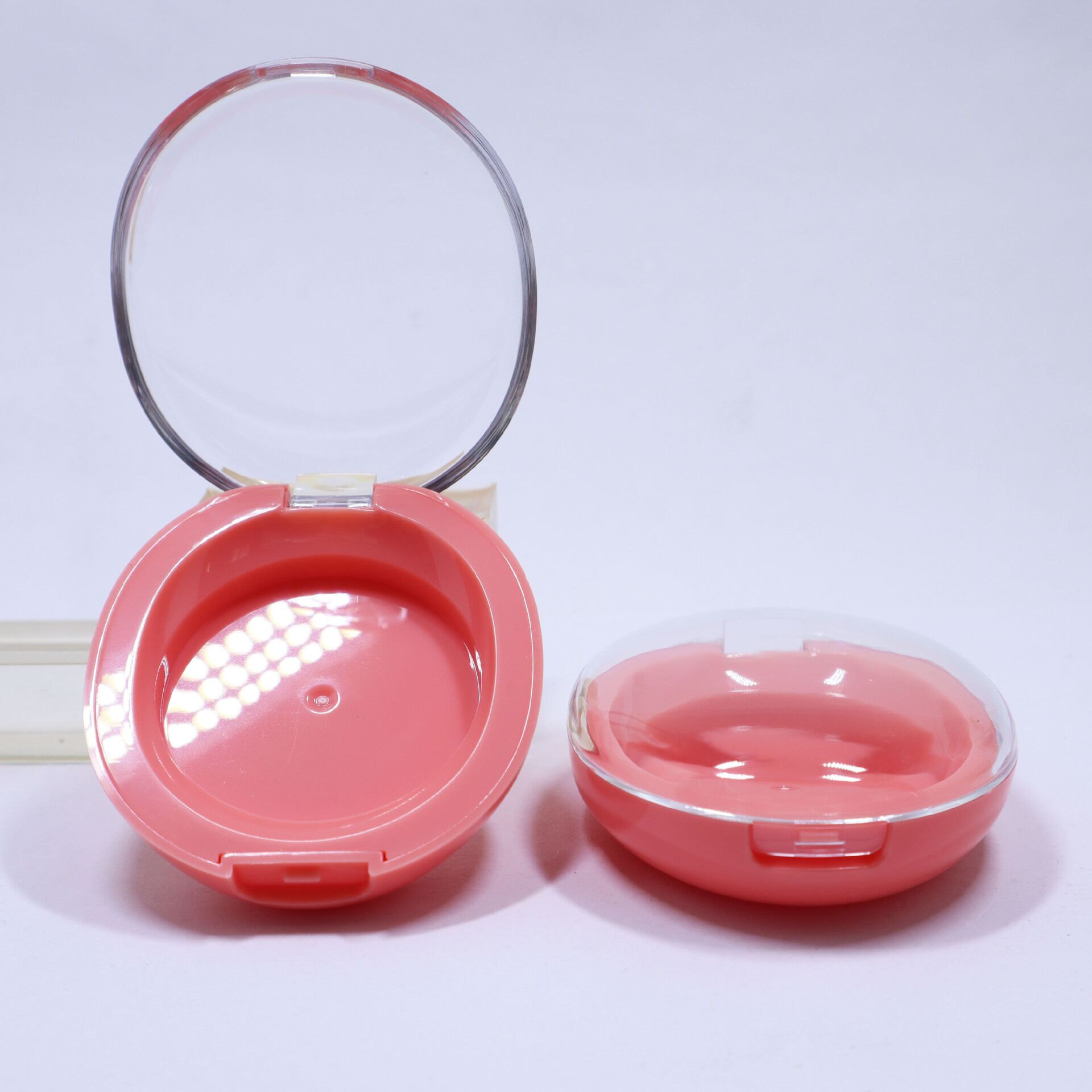 New Arrival Packaging Custom Empty Oval Press Powder Case Cream Blush Case - ES229 - Image 4