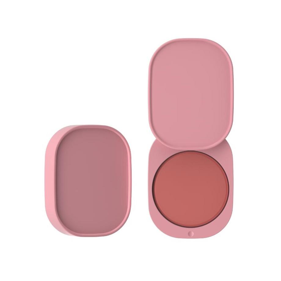 Custom Empty Rectangle 360 Rotating Press Powder Blush Concealer Palette Cream Case Packaging - ES396