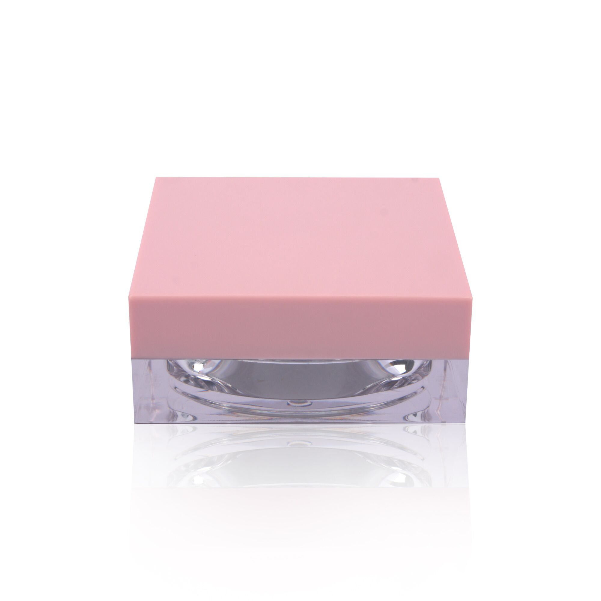 Wholesale Custom Plastic Square Shape Empty Loose Powder Case Powder Jar With Sifter 19g - P058 - Image 2